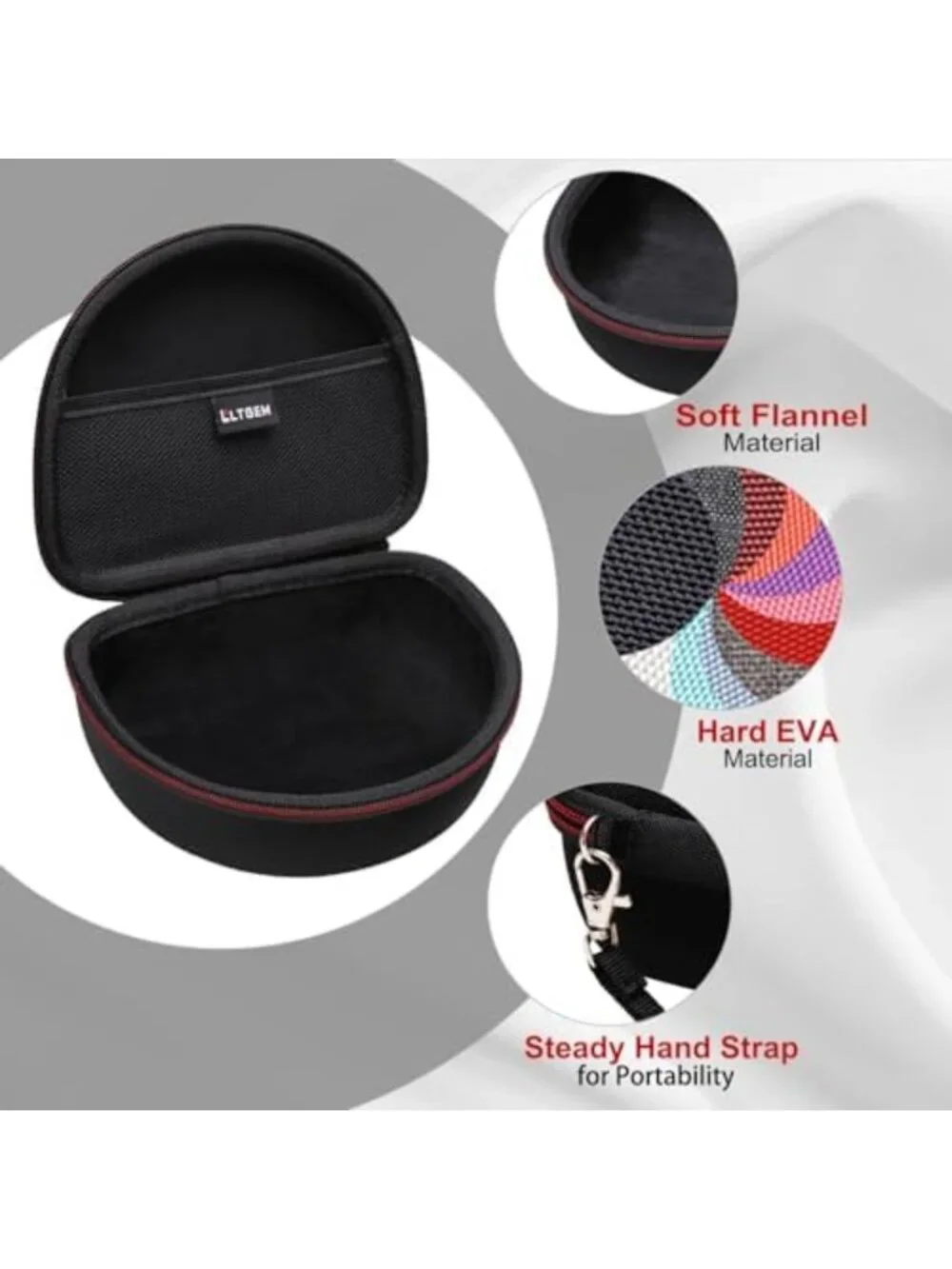 Stylish Orange Case for Wireless Headphones - Fits Beats Studio Pro & Solo